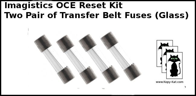 ✔ 4 Reset Transfer Belt Fuses for OKI 9600 9650 9800 9850 